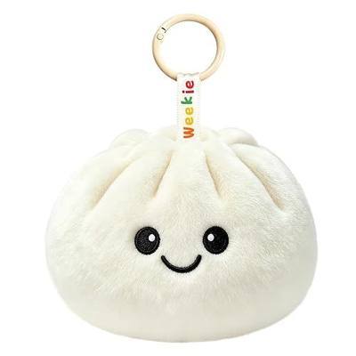 Ausener Weekie Wonders Emotional Dumplings Supports, Stuffed Animals Plush Bag Charm, Funny Birthday Gifts for Women, Cute Plush Keychains for Teens Adults (Tue, Dumplings)