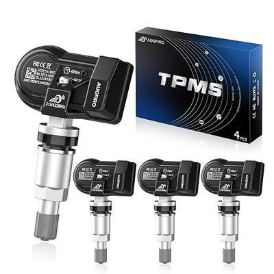 Upgraded Ford Pre-Programmed TPMS Sensor for F-150/F-250/F-350 18-25,Escape 09-25,Explorer 20-25,Transit 10-25,Bronco 20-25,Focus 10-20,315/433MHz,4PCS