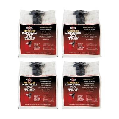 Starbar FlyRelief Disposable Fly Trap Bags, 4-Pack, Outdoor Traps