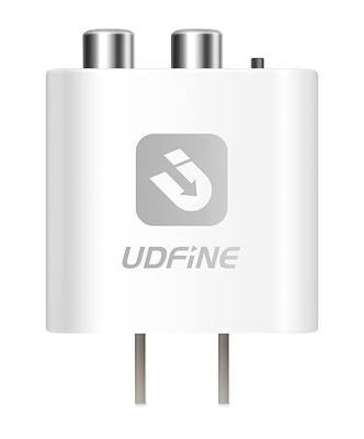 Smart Bluetooth 6.0 to AUX/RCA Adapter & Receiver for Home Stereo, Wireless Bluetooth Adapter for Stereo Receiver, Plug & Play, Sound, Upgrade Old Speakers, Udfine AudioLink