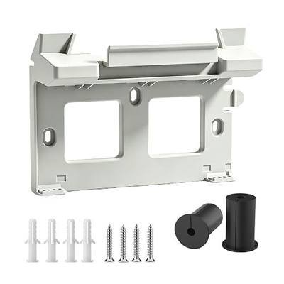 for Starlink Gen 3 Router Wall Mount, All in One V3 Mesh Router Power Supply Mounting Kit with 2Pcs Wall Grommets for Starlink Cable, for Starlink Accessories Bracket Holder for Gen3/4/4X HP Router