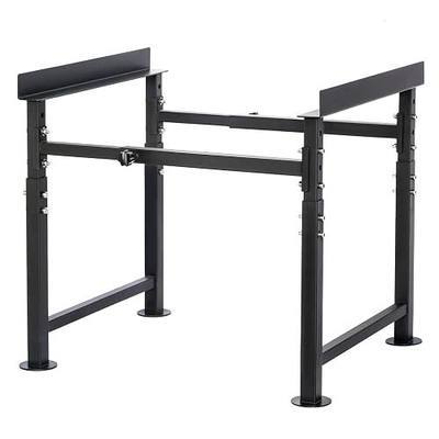 Bee Hive Stand for 8 & 10 Frame Beehive Boxes, Metal Bee Hive Stand, Adjustable Height 16.1"-20.9" & Adjustable Width 15"-19", Easy to Assemble Bee Stand for Beekeeping Supplies & Tools (Black)