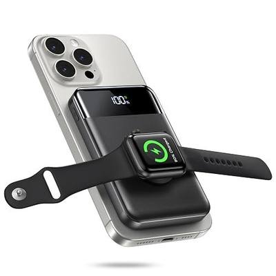 for Magsafe Portable Charger, 10000mAh 22.5W Power Bank for iPhone 17/16/15/14/13/12, Travel Essentials USB-C Wireless Magnetic Battery Pack Fast Charging for Apple Watch Ultra/11/10/9/8/7/6/SE
