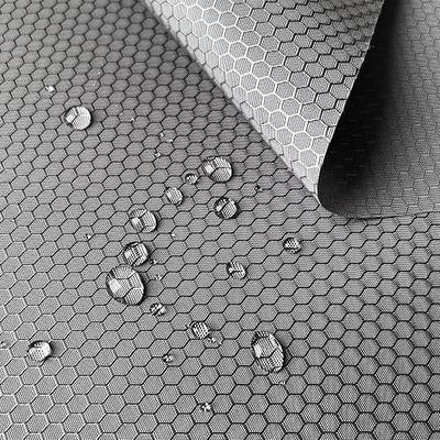 Waterproof Outdoor Oxford Fabric, Water Repellent Ripstop Fabric by the Yard, PU Coating Canvas-Like Fabric for Bags, Covers, Furniture, Outdoor Crafts and DIY Projects. (Grey, 1 Yard)