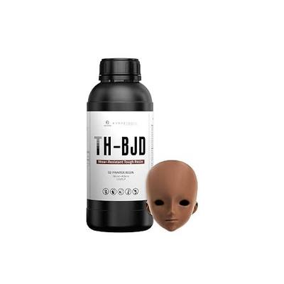 RESIONE Tough 3D Printer Resin for BJD & Articulated Figures Non-Yellowing, Wear Resistant, Drop-Resistant, ABS-Like UV Resin for LCD DLP MSLA Printers, Coffee, 1KG