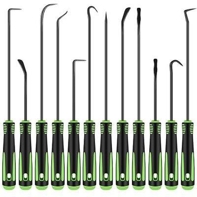 12 Pcs Pick Set Mechanic, Pick Tool Set Car Auto Oil Seal/O-Ring Seal Gasket Pick, Precision Hooks Puller Remover for Removal Remover Tools, Car Repair, Mechanical and DIY Use