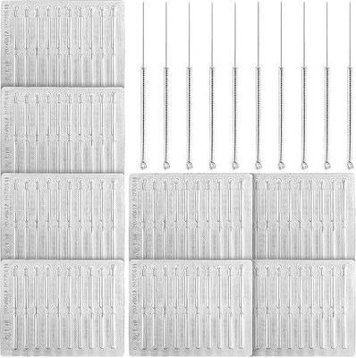 120 PCS Disposable Pimple Needles,High-Precision Acne Needle for Blackhead and Blemish Removal,Stainless Steel Pimple Popper Tool Kit,Sterile Whitehead Comedone Extractor for Face,Salon & Home Use