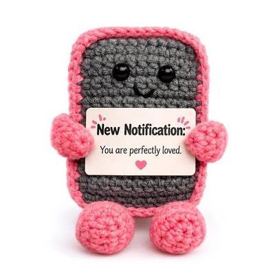 Birthday Gifts for Women - Emotional Support Crochet Gifts | Thinking of You, Encouragement, Cheer Up & Positive Affirmation Gifts for Anniversary, Girlfriend, Wife, Daughter, Bestie