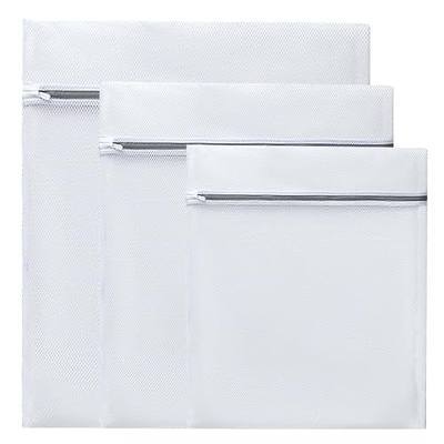 Mesh Laundry Bags for Washing Machine, Fine Mesh Delicates Bags 3 Pack Travel Storage Organize Bag for Clothes, Zippered Garment Wash Bag (XL L M