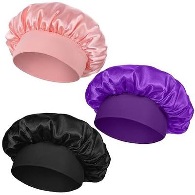 3Pcs Satin Bonnets for Baby, Kids Bonnets for Girls, Satin Silk Hair Bonnet for Sleeping, Silk Sleep Cap