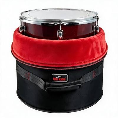 Tom Drum Bag 12"x10" - 12mm Thick Padded Kick Drum Travel Case | Lightweight Protective Gig Bag for Drummers Transport & Storage