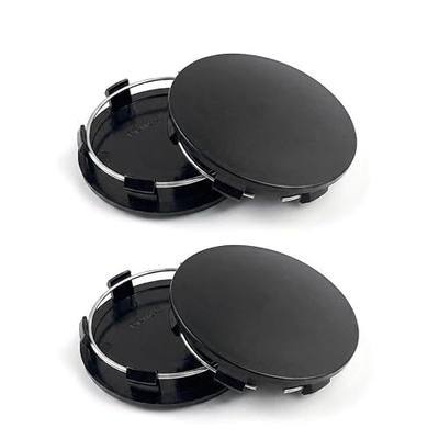 Car Wheel Center Cap Kit Outer 83mm(3.26") Inner 76mm(3") Compatible with Tah-oe Su-burba Yu-kon ES-Calade Rims Center Hub Caps Covers Wheel Caps, Wheel Center Cover Caps Decor Kit 4Pack Black