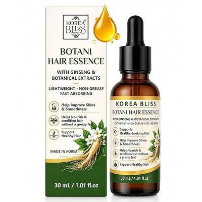 Botani Hair Nourishing Essence with Ginseng & Botanical Extracts, Lightweight Fast-Absorbing Hair Essence for Shine, Smoothness & Healthy-Looking Hair, 30mL