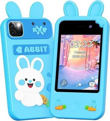 Kids Smart Phone for Girls,Christmas Birthday Gifts for Girls Age 3-10 Kids Cell Phone,Kids Cell Phone Toy with Touchscreen, Dual Cameras, Learning, Kid Mp3 Player