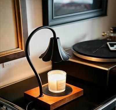 MAGCHARM Candle Warmer Lamp with Timer & Stepless Dimmable, Electric Warmer Lamp for Jar Candles