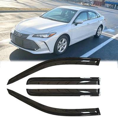 4PCS Tape-on Side Window Wind Deflectors for Toyota Avalon 2013-2018 TXX40 | Rainproof Sun Rain Guard Sets, Nice looking Window Visors for Cars, Vent Deflector for 13-18 Toyota Avalon, Easy Install