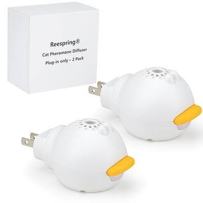 Reespring Cat Pheromone Diffuser Plug in only - Does not Include Cat Pheromone Refill- 2 Pack