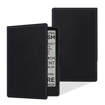 Magnetic Folio Case for Xteink X4 eReader 4.3", Slim Lightweight Premium PU Leather Cover with Magnetic Closure (Rock Black)