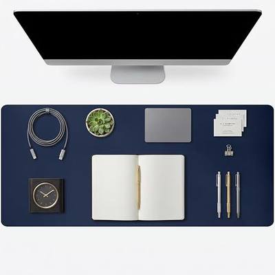 Desk Mat,Non-Slip Leather Desk Pad for Mouse,Keyboard,Laptop,Office and Home