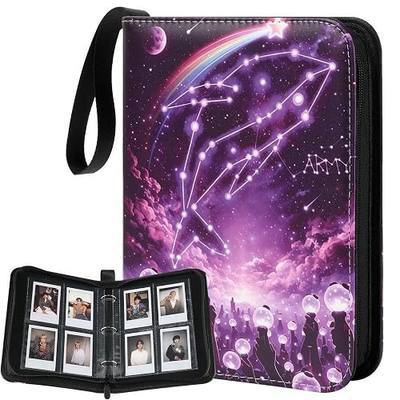Photo Cards Binder 400 Pockets Card Binders Album PhotoCard Lomo Cards | Collection Holder for Armys Fans Gifts Bangtan Merch