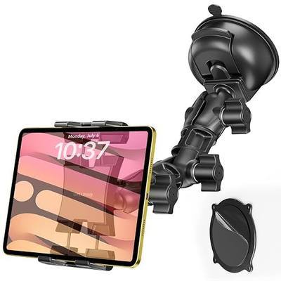 OHLPRO Tablet Holder for Car Dashboard Windshield, Long Arm iPad Holder for Car with 90mm Suction Cup, Tablet Mount for Truck SUV Semi, Fits 4.7-13" iPad Pro Air Mini Galaxy, Road Trip Essentials