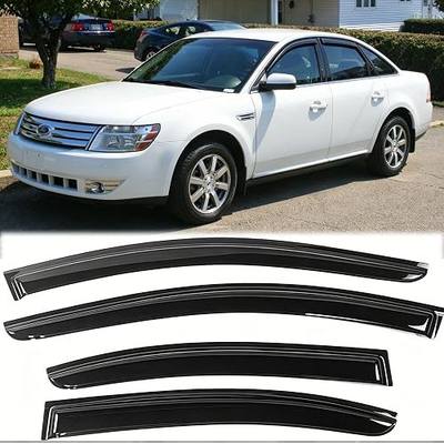 Wind Deflectors for Ford Five Hundred Taurus Mercury Montego Sable 94308 | Rainproof Side Window Deflectors Fit 05-07 Five Hundred/Montego,08-09 Taurus/Sable,Easy Outside Mount Install