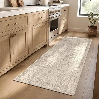 2'X6' Washable Runner Rug Non Slip - Boho Vintage Kitchen Runner for Hallway Bedside Home Bar Distressed Low Pile Area Rug