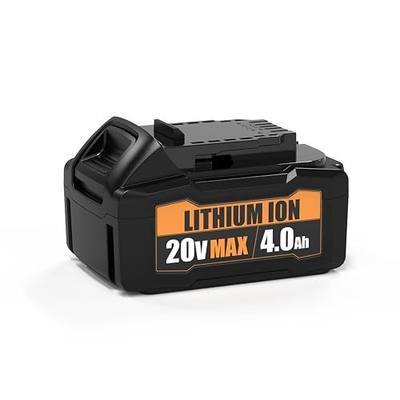True Capacity Replacement Battery 1 Pack 4.0Ah Lithium Ion Cells, Longer Runtime