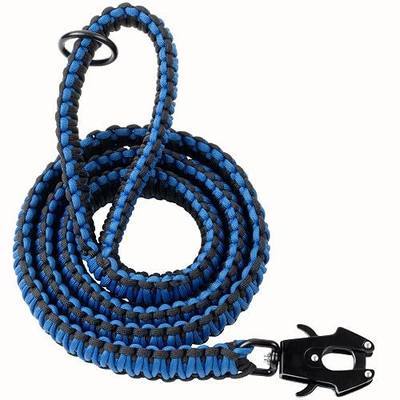 Heavy Duty Dog Leash for Large Dogs - 6 Ft Double Layered Cobra Weave 350 Paracord Rope with 360 Degree Swivel Frog Clip - Chew Resistant, Tangle-Free, Training Leash for Strong Pullers (Tahoe)