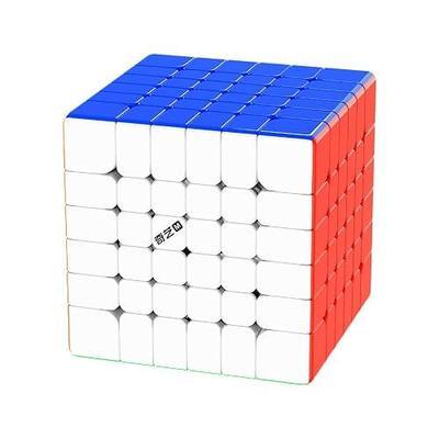 LiangCuber QY Toys Speed Cube 6x6 Magnetic UV Coating Stickerless, Magnetic Puzzle Cube 6x6 Small Size 60.5mm