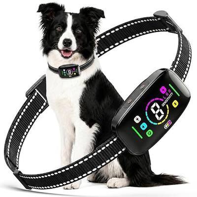 Smart Dog Bark Collar, Anti Barking Collar with 4 Training Modes, 8 Adjustable Sensitivity, Rechargeable IP67 Waterproof for Small Medium Large Dogs