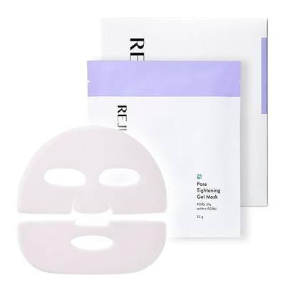 REJURAN® Pore Tightening Gel Mask with DOT™ c-PDRN® – Korean Hydrogel Face Mask for Pore Care, Elasticity Support & Smoother-Looking Skin, 5 Count
