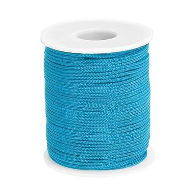 PATIKIL Nylon Cord 0.06" (1.5mm) x 55 Yards Braided String Lake Blue | Chinese Knotting Cord Thread, for Bracelet Jewelry Making Beading Necklaces Blind Wind Chimes