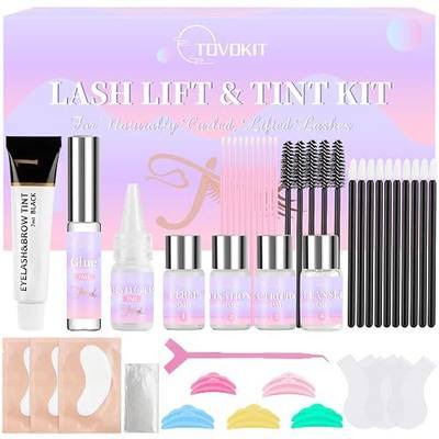 Lash Lift Kit, Eyelash Perm Kit, Professional Eyelash Lift Kit and Black Eyebrows & Eyelashes Color Kit, Easy Lash Lift for Beginner at Home