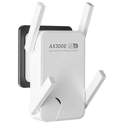 WiFi Extender Signal Booster with WiFi 6 – Up to 20888 Sq.ft Coverage, AX3000 3000Mbps Dual Band WiFi Extender for 188 Devices