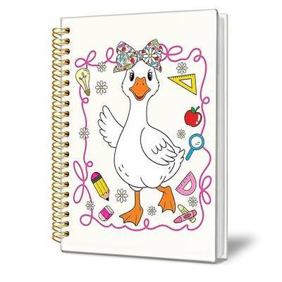 Silly Goose Teacher Notebook, Cute Spiral Journal for Teachers | Teacher Appreciation Gift Notebook for Note Taking, Teachers Office Supplies, School Supplies 5.5x8.3