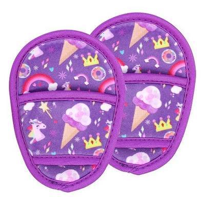 POVESTE 2-Pack Stroller Seatbelt Crotch Area Pad, Universal Pram Belt Cushion for Kids, Pushchair Seat Belt Buckle Area Covers, Stroller Accessories for Boy Girl.