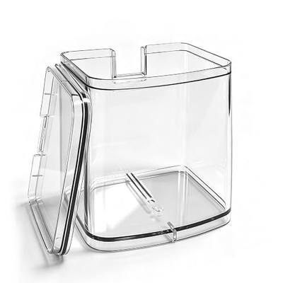 DBM-8GC Grind Chamber With Lid for Cuisinart Burr Coffee Grinder DBM-8P1 | Removable Coffee Grind Chamber for Food Processor Replacement Parts, Clear Round Flip Top Design, 1 Pack