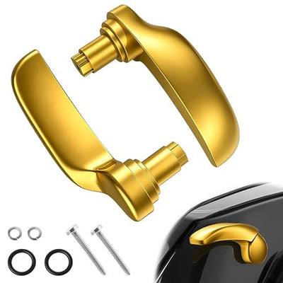Amazicha Saddlebag Latch Kit -Saddle Bag Lifter fit for Harley Davidson Touring Street Glide Electra Glide Road King Road Glide Ultra Limited FLHR FLHT FLHX FLHTK 2014-2024, Gold