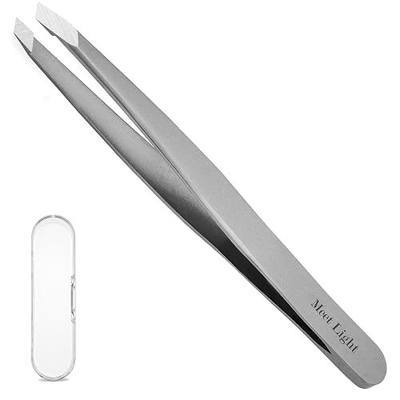 Slant Eyebrow Tweezers for Women Facial Hair, Professional Hair Removal