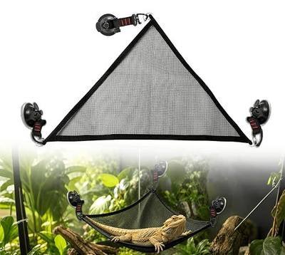Bearded Lizard Hammock - Breathable mesh Hammock, Suitable for use by Lizards, Salamanders, Chameleons, Geckos, Snakes and Chameleon-Like Animals.