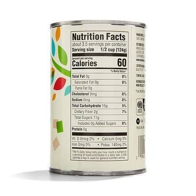 365 by Whole Foods Market, Organic Pear Halves, 15 Ounce (Pack of 4)