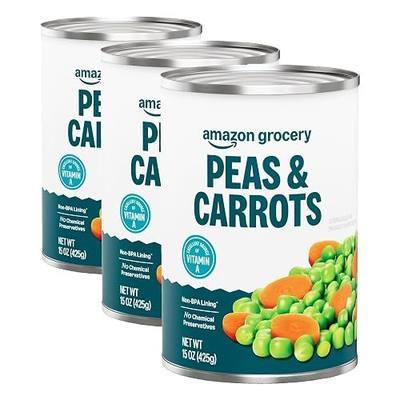 Amazon Grocery, Canned Peas and Carrots, 15 Oz (Pack of 3)
