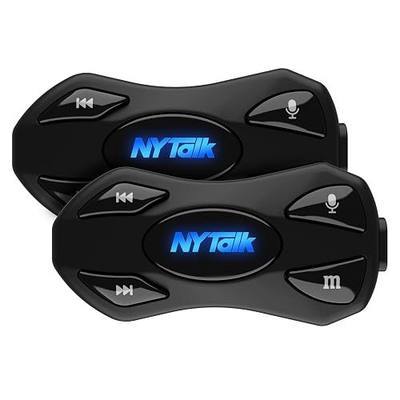 N2 2-Way Motorcycle Helmet Bluetooth Headset V5.4, Music Sharing | Helmet Intercom with Audio Multitasking,DSP/CVC Noise Cancellation, Communication System for ATV/Snowmobile, 2 Pack