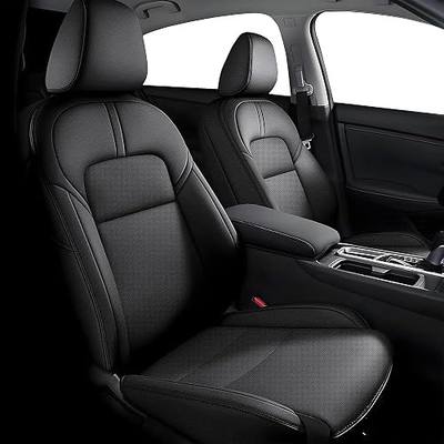 AOMSAZTO Seat Covers for Nissan Sentra: 2020 2021 2022 2023 2024 2025 S SV | Custom Fit Full Set Leather Cushion Car Seats Cover Black