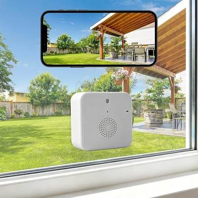 BestDay 2K Window Cameras for Home Security, 100% Wireless Security Camera | 2.4&5G WiFi, 6s Pre-Roll, AI Human Detection, Anti-Glare, Magnetic Mount, No-Drill Install, SD/Cloud