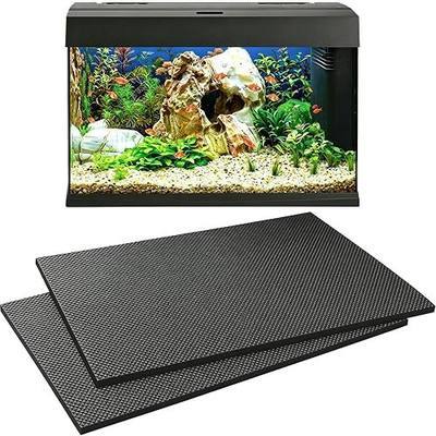 2 Pack Aquarium Leveling Mat, 24 x 12 x 0.2 Inch Fish Tank Pad | Foam Neoprene, Non-Slip, Shockproof, Easy to Cut, For Uneven Surfaces