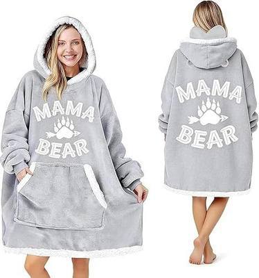 Oversized Hoodie Blanket Gifts for Mum - Mothers Day Birthday Gifts for Mom from Daughter Son - Ultra Soft Wearable Blanket