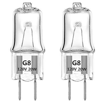 Appliance Light Bulb Fits for GE Ken More Elite Samsung Maytag Over The Stove Range Microwave,G8/120V/20W Night Light/Stove Light Bulb for GE Microwave, Replaces WB25X10019 WB36X10213, 2Pack