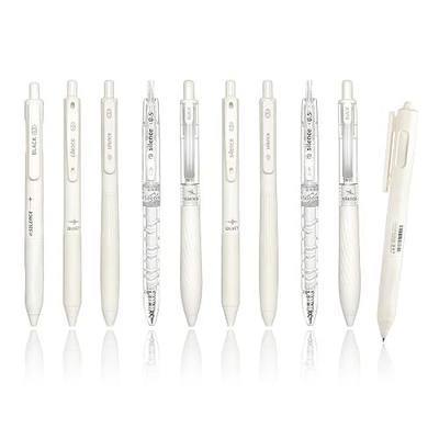 10PCs Pastel Gel Ink Pen Set,Retractable Black Ink Pens 0.5mm Fine Point | Smooth Writing, Quick-Drying, No Smear,Black Gel Pens for Writing, Journaling, Note Taking, Home, School, Office Supplies